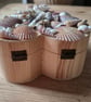 Heart shaped large shell box - Image 4