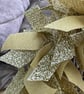 Sparkling gold ribbon wreath - Image 5