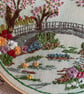 A pretty summer scene hand embroidered by me - Image 4