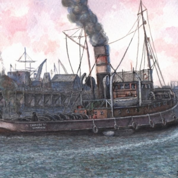 ORIGINAL - Thames Tug Boat