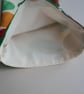 Medium Christmas Stocking in Cream with Large Rainbow POlka Dot Print - Image 4