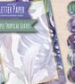 Letter Writing Paper Purple leaves, complete with envelope seals - Image 1