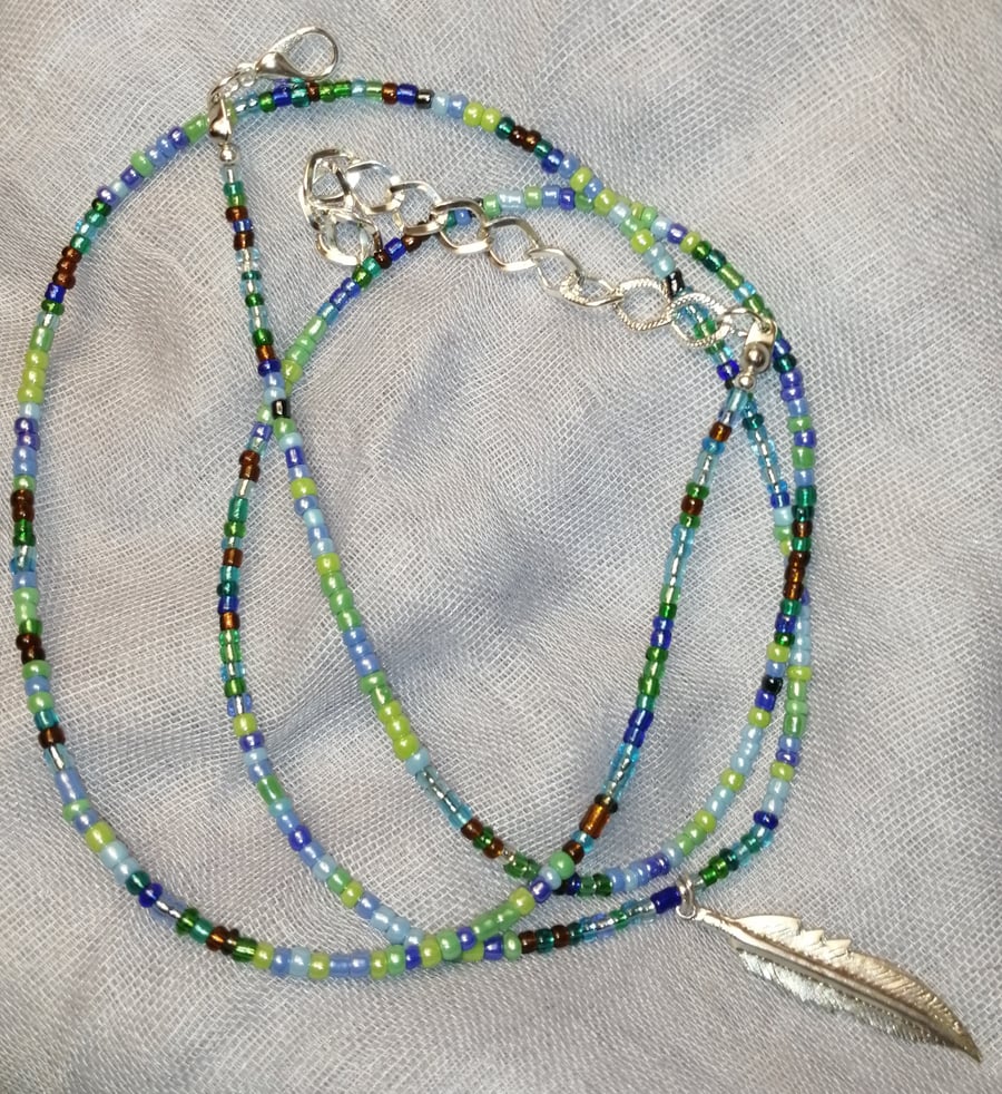 Maat Feather Mermaid African Waist Beads