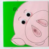 Greeting card - Cute Pig Birthday Card