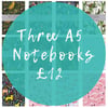 Offer! Three A5 Notebooks