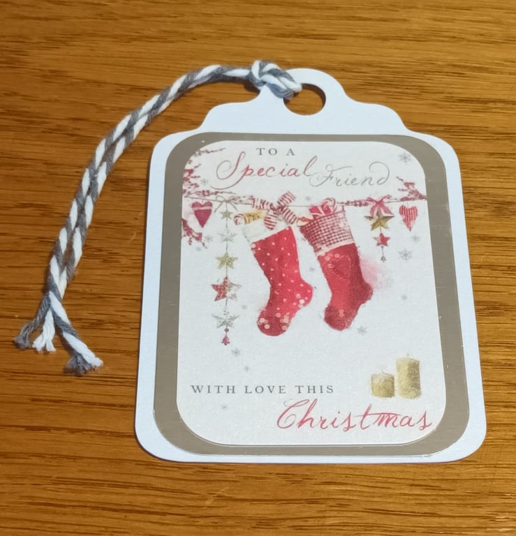 Special Friend Christmas Gift Tag 