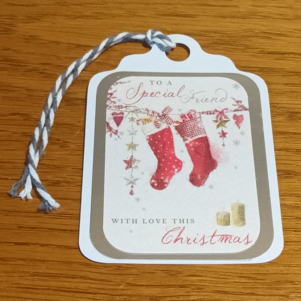 Special Friend Christmas Gift Tag 