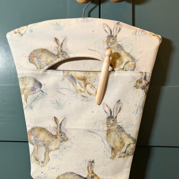 Hares Peg Bag