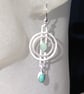 Gwen Green gem earrings - Image 3