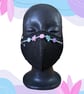 Stars and flowers beaded mask chain for Zimi