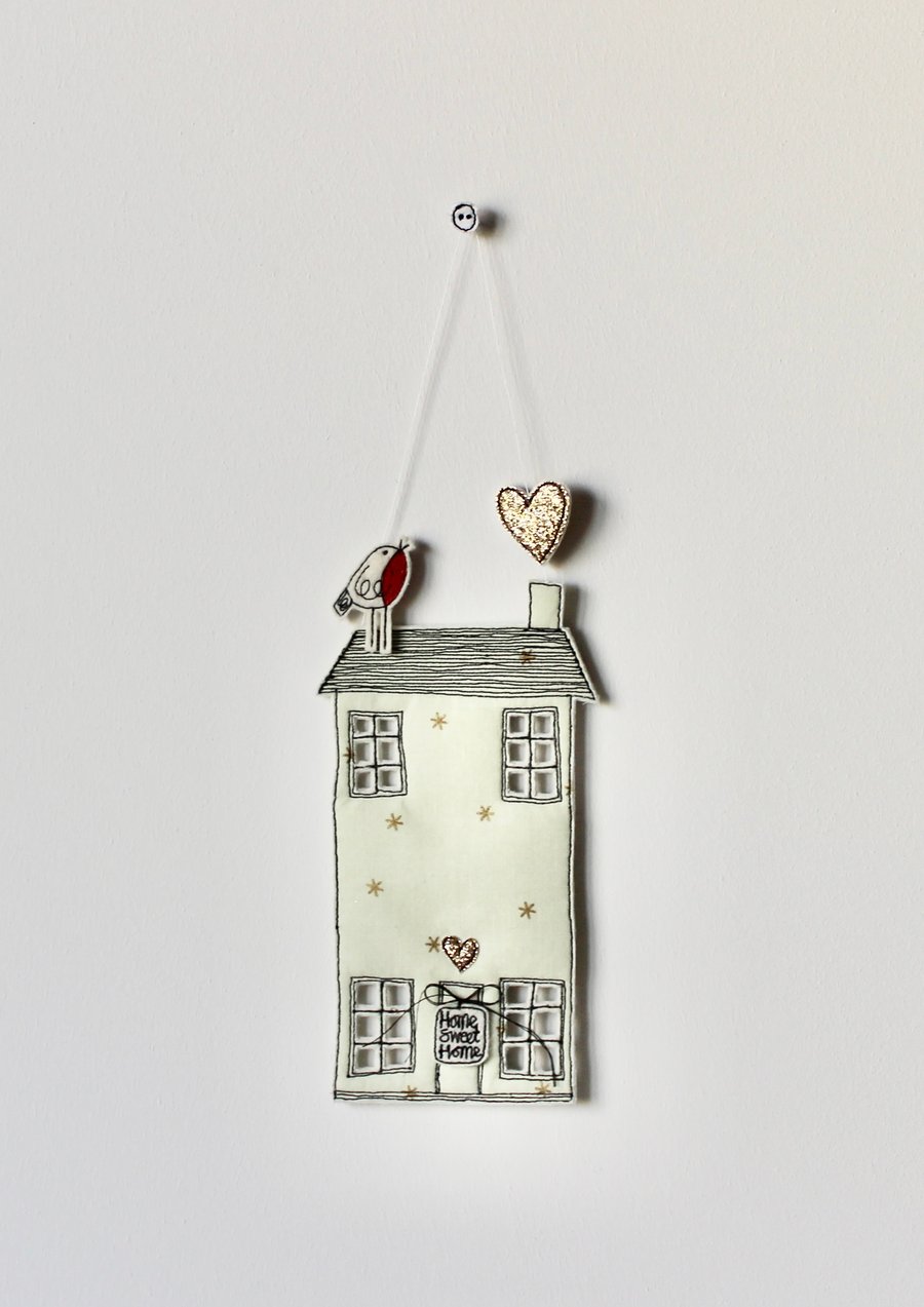 Special Order for Sophie - 'Home Sweet Home' House - Hanging Decoration