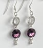 Sterling Silver Crystal Earrings - Image 7