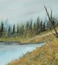 original art landscape painting ( ref F 202) - Image 1