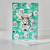 'Happy Highland Cow' - Handmade C6 Blank Birthday Card