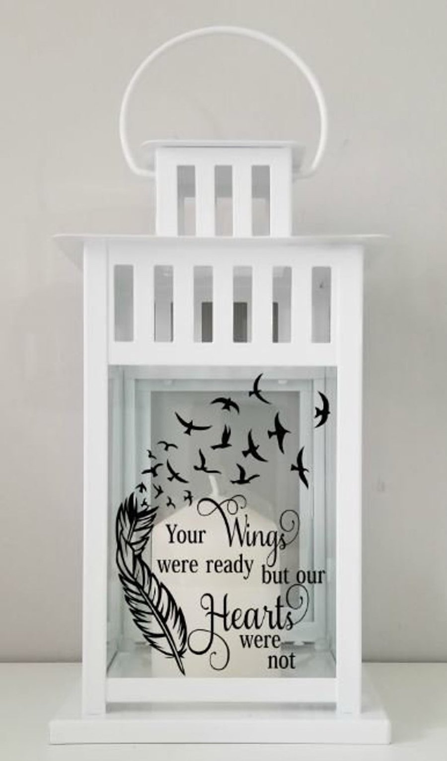 Memorial photo Lantern,Remembrance Gift,Memory Folksy