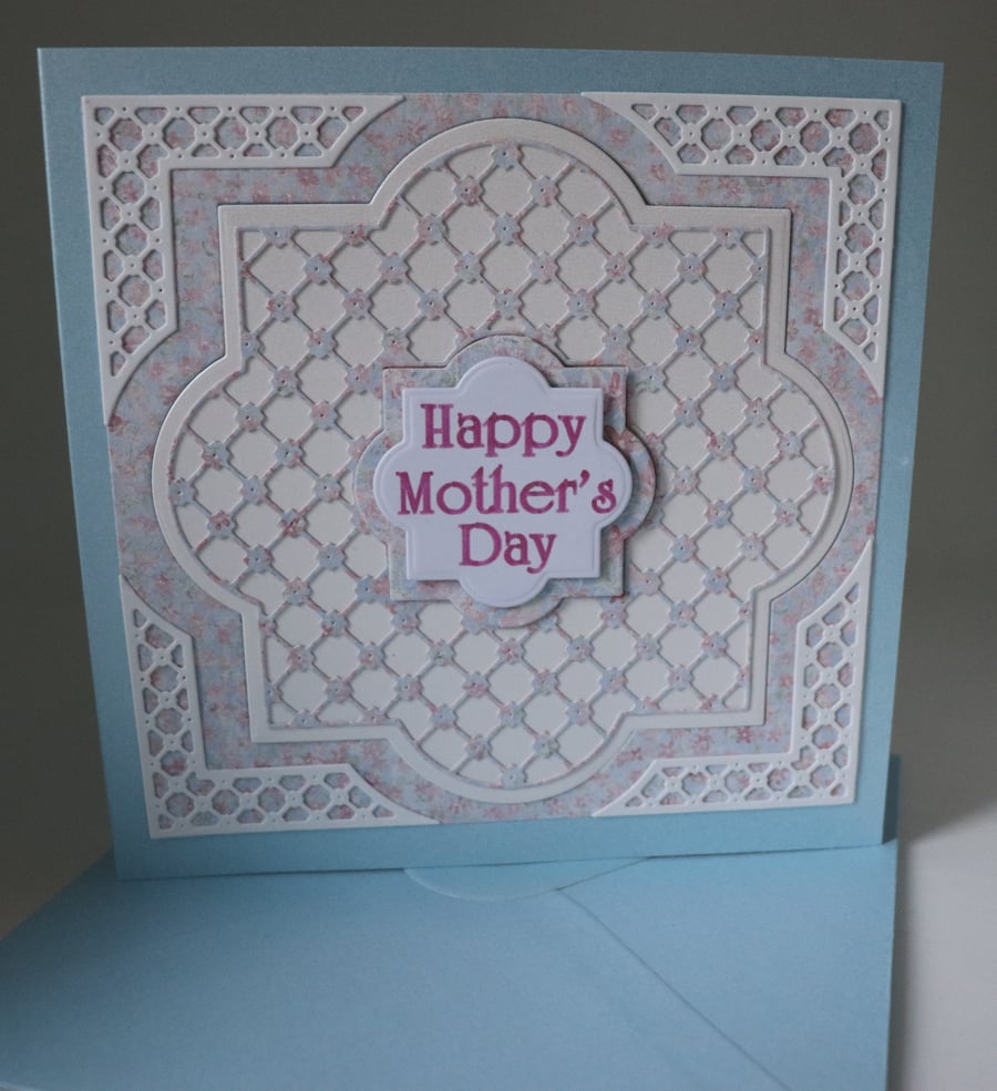 Trellis Work, Mothers day Card.
