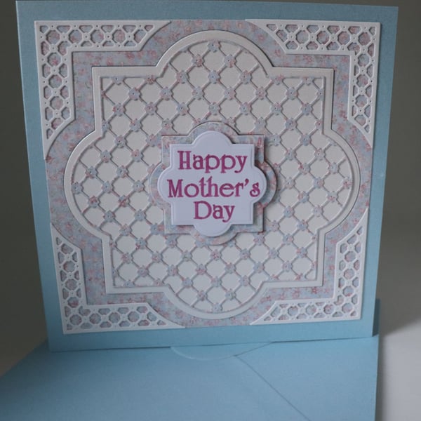 Trellis Work, Mothers day Card.