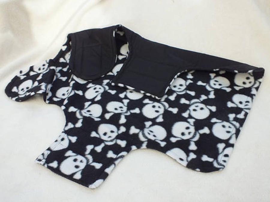 Lightweight dog coat, small dog jacket Skulls Theme Dog Coat for Small Dog