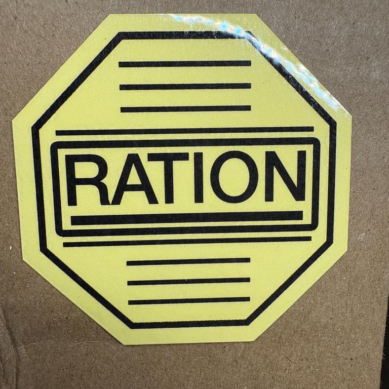 Ration sticker - Metal Gear Solid Alert Symbol 2.5" sticker