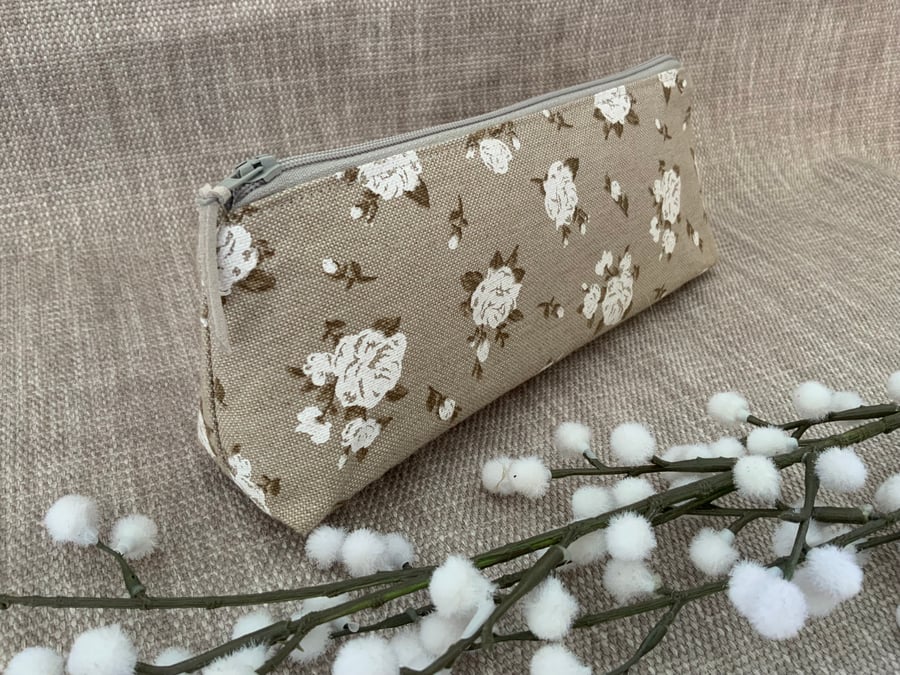 Pencil Case, Brush Case, Cosmetic Bag, Zipped Purse