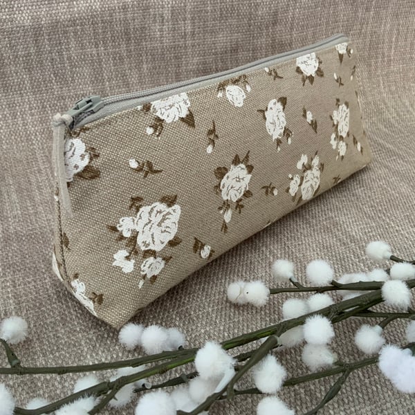 Pencil Case, Brush Case, Cosmetic Bag, Zipped Purse