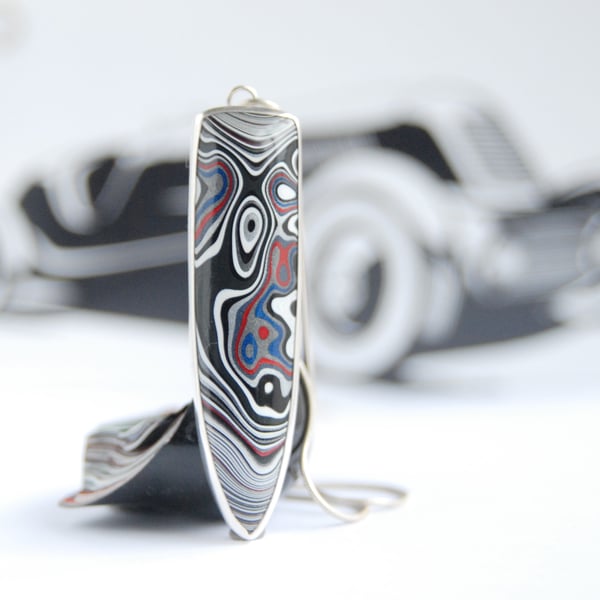 UK transit van fordite pendant