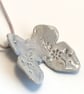 Pastel Blue Porcelain Butterfly Necklace - Image 4