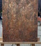 Original Industrial style mixed media textured canvas wall panel 