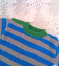 Baby's Hand Knitted Striped Sweater, Baby's Knitted Jumper, Gift Ideas for Baby - Image 3