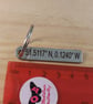 Personalised Engraved Thin Keyring - Image 4