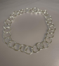 Silver Chain Statement Necklace - Image 4