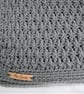 Crochet Baby blanket, Stroller blanket, Car seat blanket, Grey blanket - Image 5