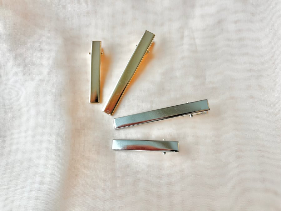 CLEARANCE- Alligator Hair Clips Metal Flat Hair Clips 20pcs (Free Postage)