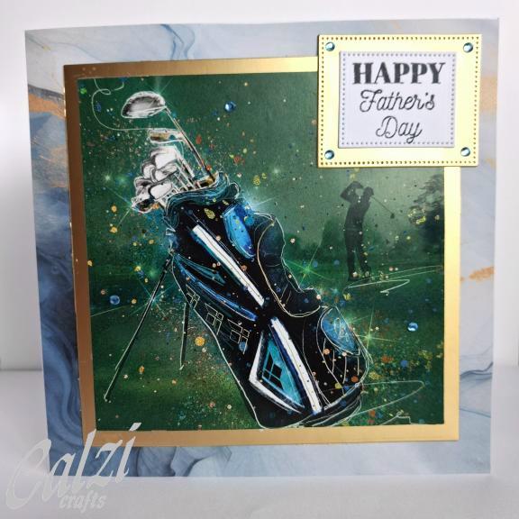Golf Themed Father's Day Card