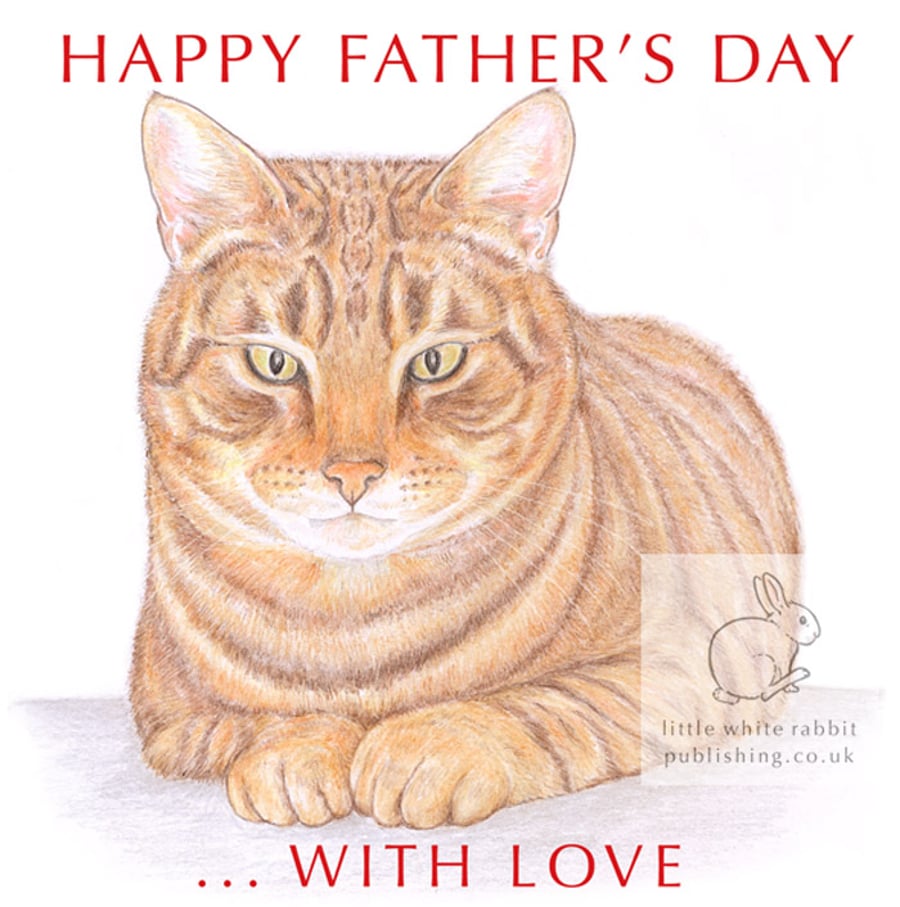 Monty the Cat - Father's Day Card