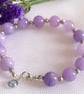Lavender Semi-precious Amethyst Bracelet  - Image 1