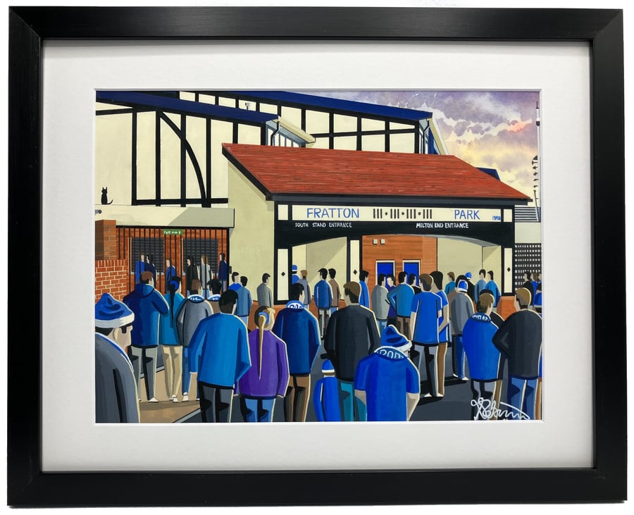 Portsmouth. Framed & Unframed Fine Art Print, Football FC, Fratton Gift