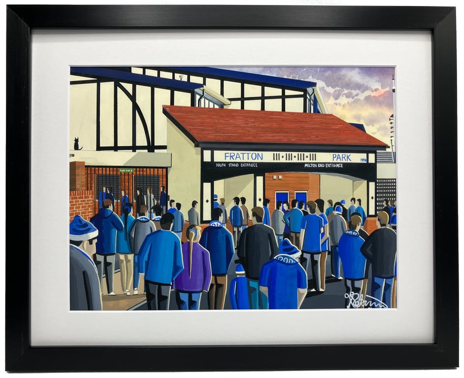 Portsmouth. Framed & Unframed Fine Art Print, Football FC, Fratton Gift