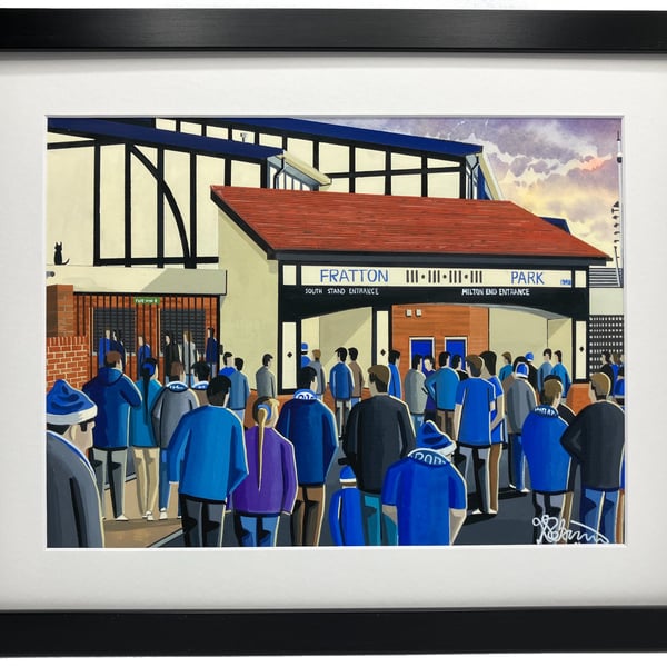 Portsmouth. Framed & Unframed Fine Art Print, Football FC, Fratton Gift