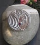 Large Mackintosh Brooch with Garnet - Image 3