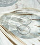 Silver Hoop Earrings With Seashell Charm - Image 6
