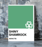 SHINY SHAMROCK Greeting Card – Colour Swatch Series (A6, Blank Inside)