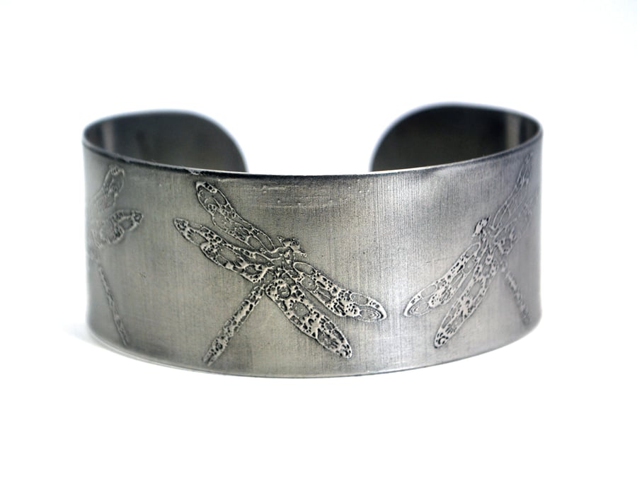 Surgical steel Dragonfly Cuff