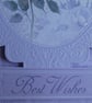 Best Wishes Card - Pink Roses - Image 4