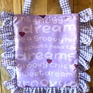 Groovy Chic Ruffled Retro Tote Bag. 