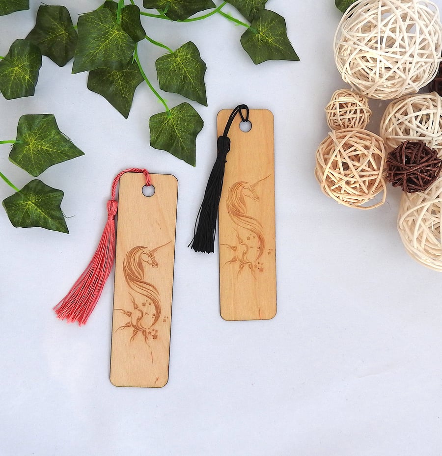 Unicorn Bookmark - Bookmark With Tassel