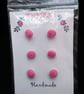 Buttons Handmade Embroidered Yorkshire Style set of 6 - Image 2