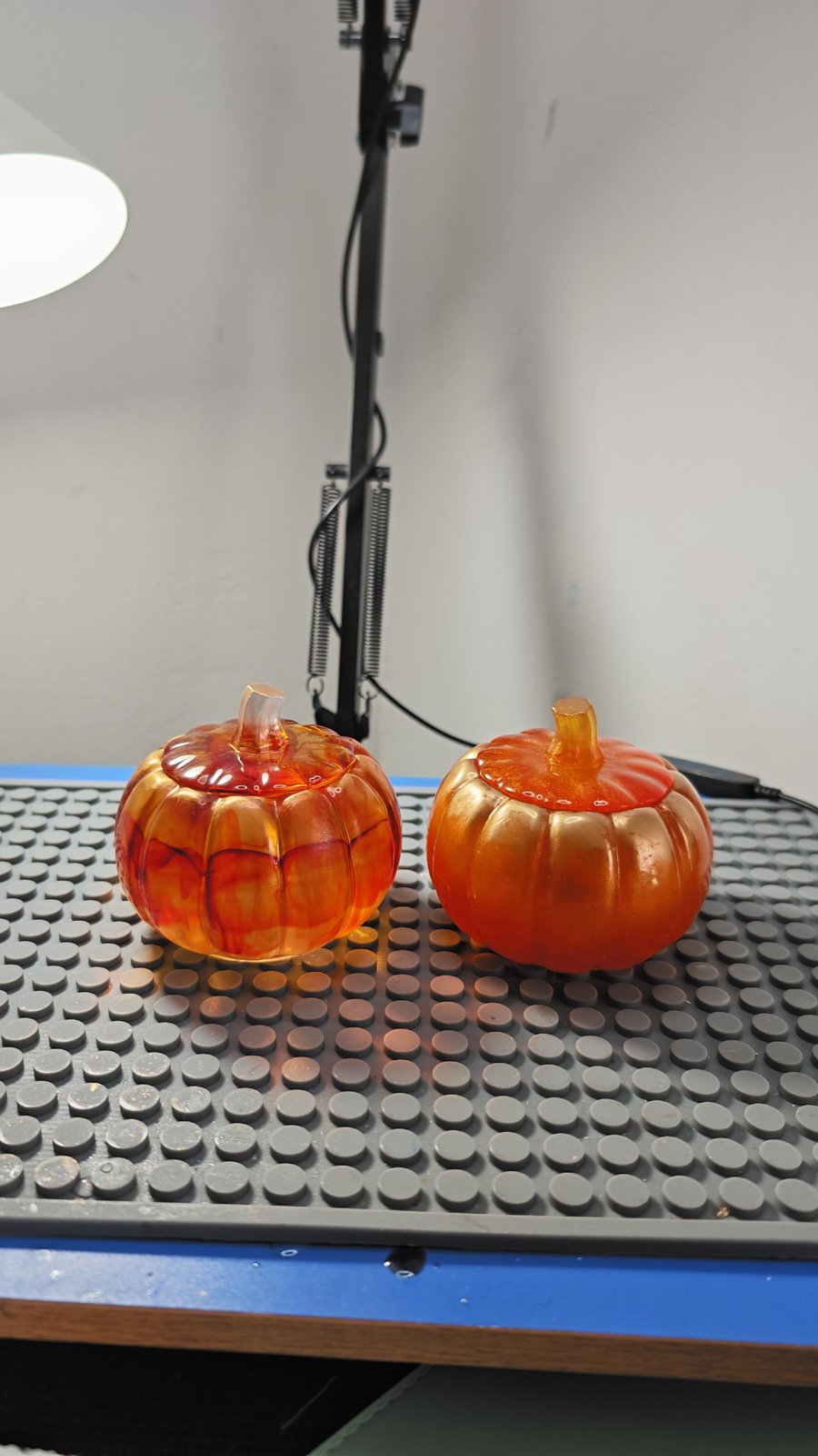 Resin Pumpkin Jewelry Box: Autumn Decorative Jar- Halloween Gift