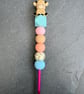 Cow silicone  beaded crochet hook 4.5mm  - Image 3