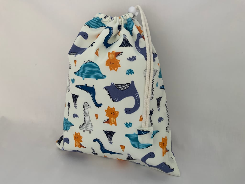 Drawstring Wash Bag, Toiletry Bag, Waterproof lining, Kids Wash bag